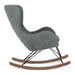Ikard - Modern Grey Sheep Rocking Chair