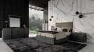 Lucia - Full Size Italian Modern Matte Grey / Elm Grey Bed