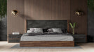 Rado - Modern Walnut & Volcanic Slate Bed