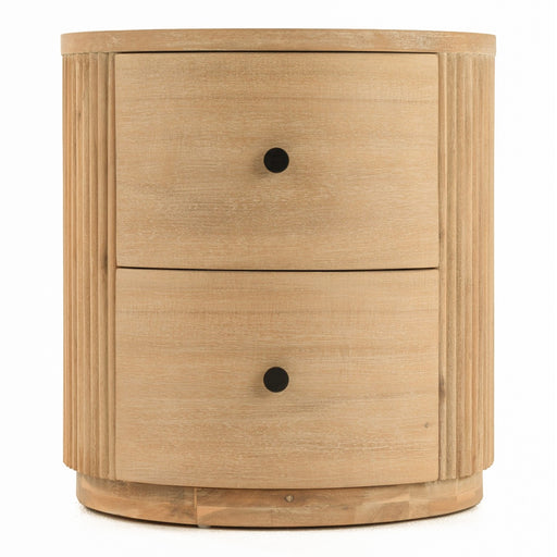 Jacobson - Modern Natural Acacia Nightstand
