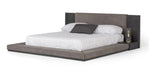 Eastern King Jagger Modern Grey Bed