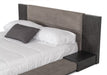 Eastern King Jagger Modern Grey Bed