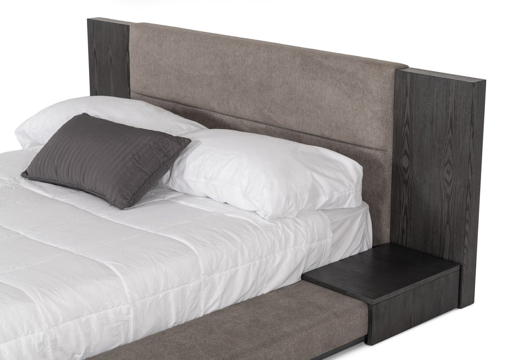 Eastern King Jagger Modern Grey Bed