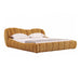 Janine - Modern Camel Fabric Bed