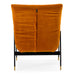 Joseph Modern Orange Fabric Accent Chair