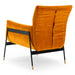 Joseph Modern Orange Fabric Accent Chair