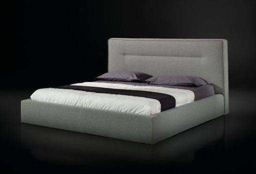 Juliana - Eastern King Italian Modern Grey Upholstered Bed