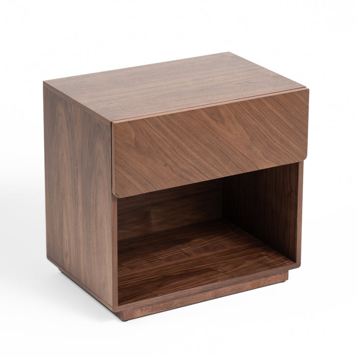 Kamela- Modern Walnut Nightstand