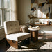 Kaylie - Contemporary Off White Accent Chair
