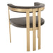 Kersey - Glam Grey Velvet Accent Chair