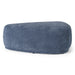 Kinsey - Modern Blue Large River Rock Ottoman