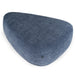 Kinsey - Modern Blue Large River Rock Ottoman