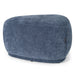 Kinsey - Modern Blue Small River Rock Ottoman