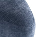 Kinsey - Modern Blue Small River Rock Ottoman