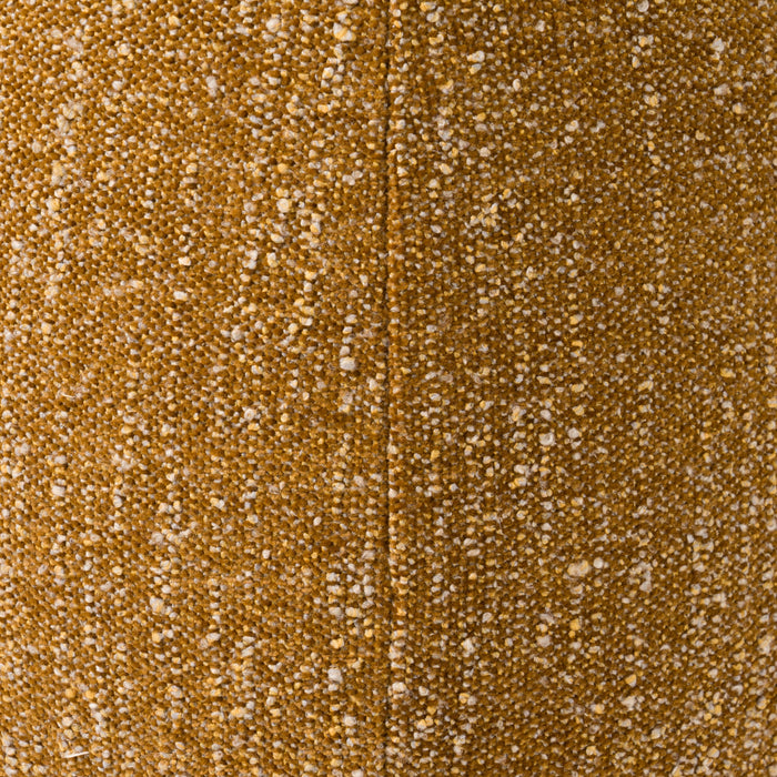 Kinsey - Modern Mustard Small River Rock Ottoman