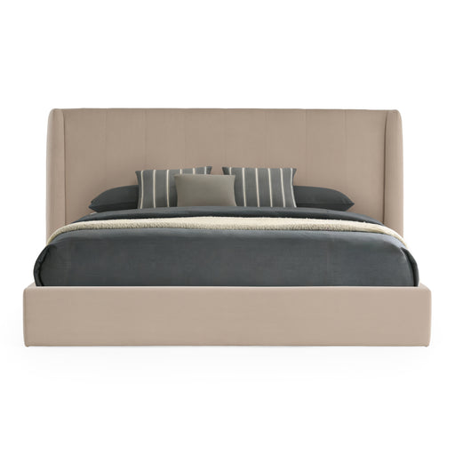 Kiro - Modern Tan Fabric Bed