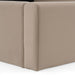 Kiro + Roma - Modern Tan Fabric + Walnut 4-Piece Bedroom Set