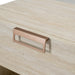 Lago - Modern Faux Travertine Nightstand