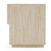Lago - Modern Faux Travertine Nightstand