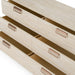Lago faux travertine dresser