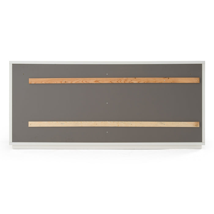 Lago faux travertine dresser