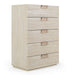 Lago - Modern Faux Travertine Chest