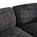 Lakota - Modern Dark Grey Fabric Curved Sectional Sofa