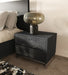 Cirque - Modern Black Ash Nightstand