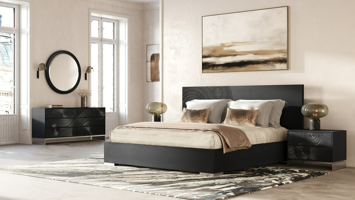 Cirque - Modern Black Ash Nightstand