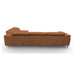Viola - Italian Contemporary Cognac Leather Right Facing Sectional Sofa