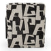 Leana - Modern Black & White Fabric Accent Chair
