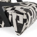Leana - Modern Black & White Fabric Accent Chair