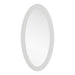 Legend - Modern White High Gloss Oval Mirror