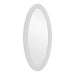 Legend - Modern White High Gloss Oval Mirror