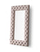 Legend - Transitional Grey Velvet Floor Mirror