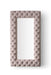 Legend - Transitional Grey Velvet Floor Mirror