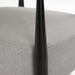 Liberty - Modern Light Grey Fabric + Black & Gold Accent Chair