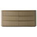 Lois - Modern Beige Shagreen + Brass Dresser
