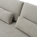Loki - Modern Grey Fabric 4-Seat Sofa