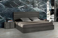 Lucia - Queen Italian Modern Matte Grey / Elm Grey Bed