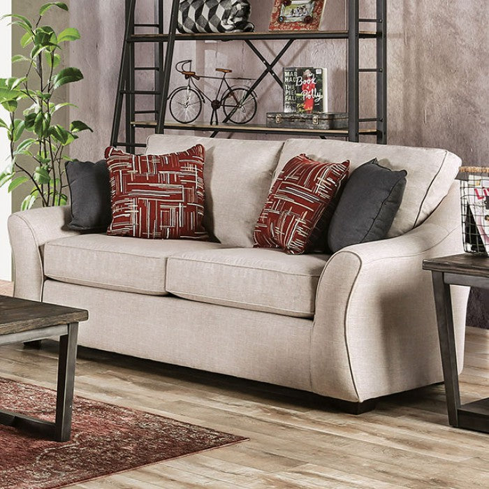 Como Loveseat - Beige Transitional Loveseat | NorCal Furniture Santa Clara CA