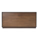 Manhattan - Contemporary Brown Oak and Gold Dresser