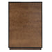 Manhattan - Contemporary Brown Oak and Gold Chest