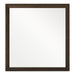 Manhattan - Contemporary Brown Oak Mirror