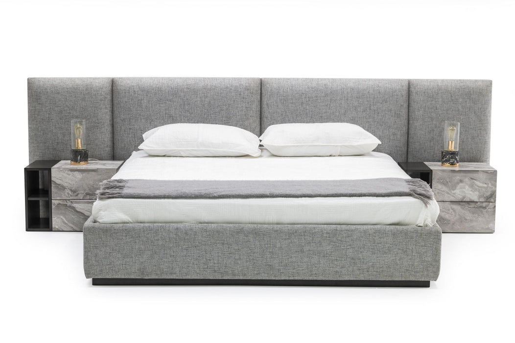 Maranello - Queen Modern Grey Bed