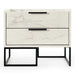 Marbella - Italian Modern White Marble Nightstand