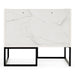 Marbella - Italian Modern White Marble Nightstand