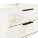 Marbella - Italian Modern White Marble Nightstand