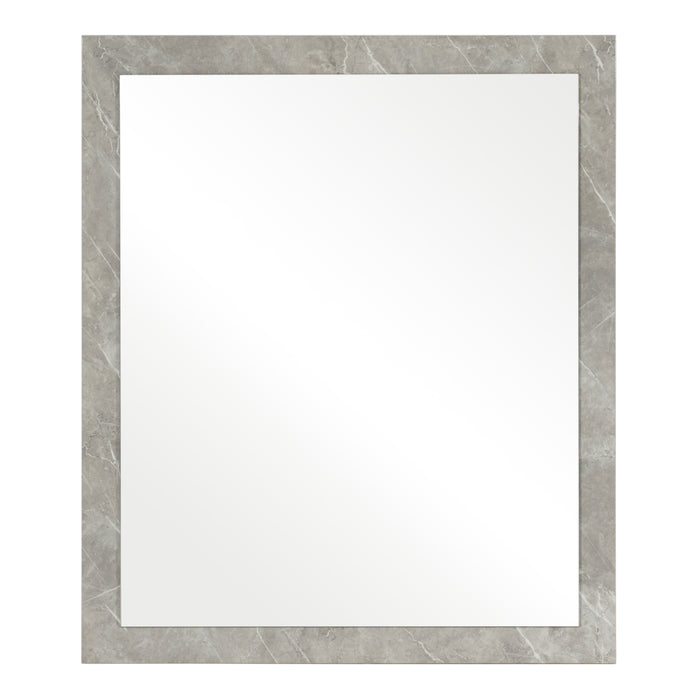 Marbella - Italian Modern Grey Marble Mirror