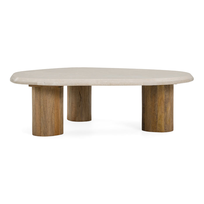 Marlin marble and mango wood nesting tables